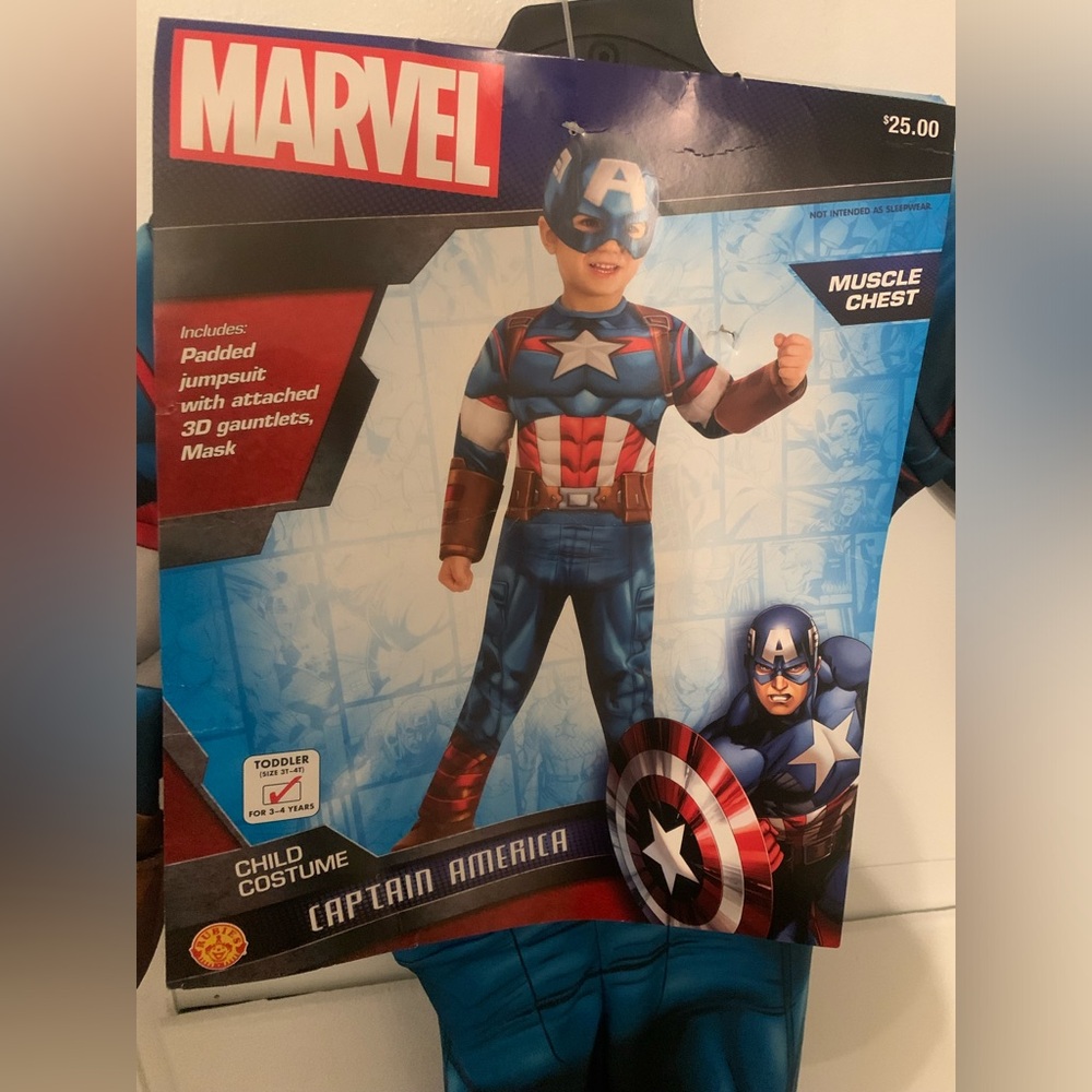 Captain America toddler costume